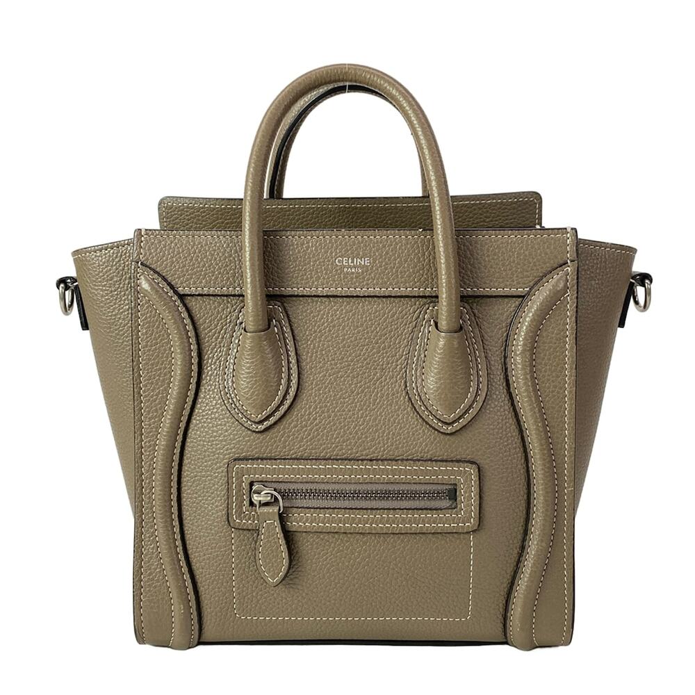 Celine Luggage Nano Shopper Handbag